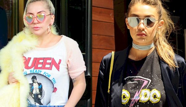 Lady Gaga and Gigi Hadid